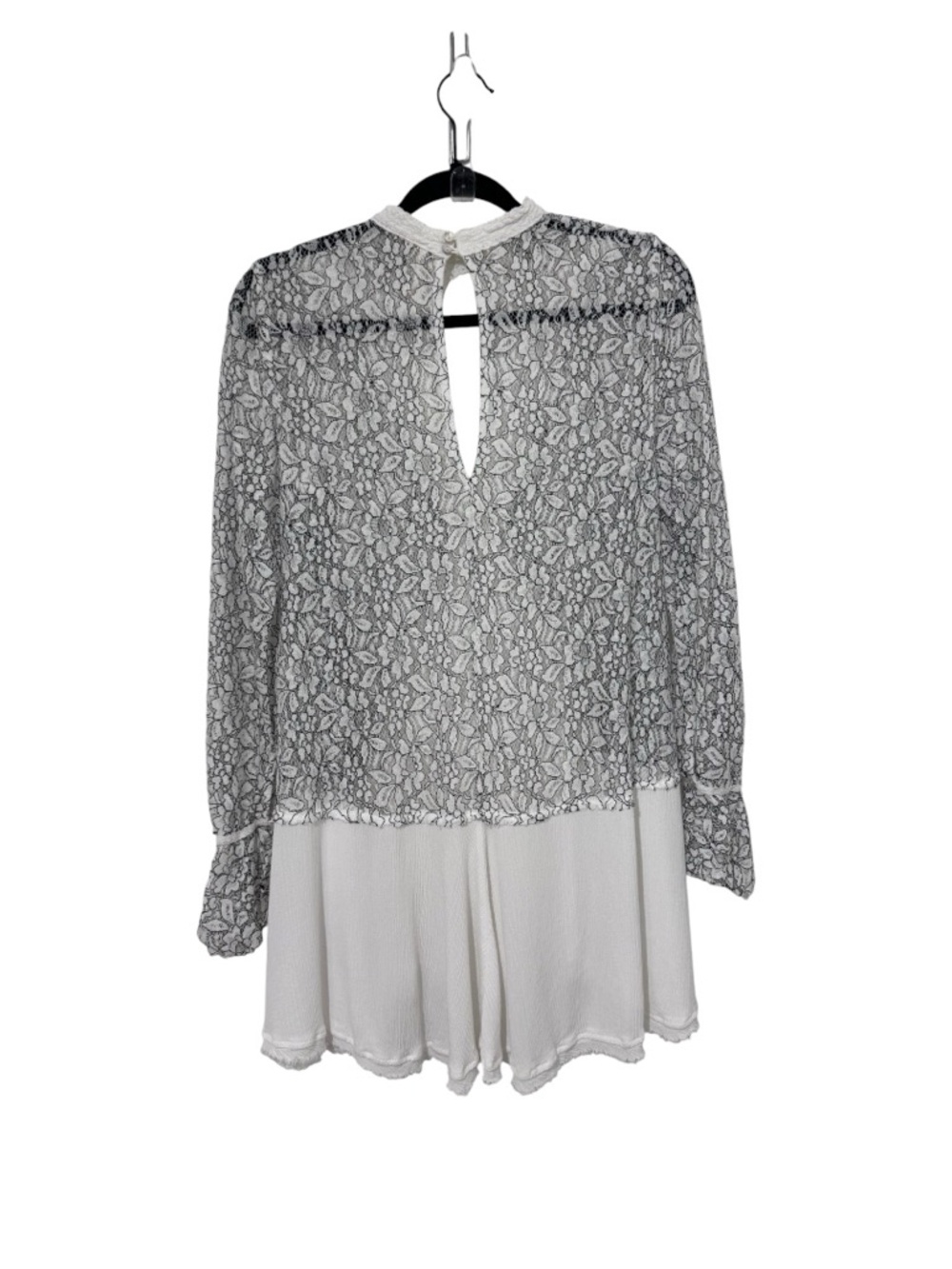 Free People - “Tell Tale” Cutout Lace Tunic Mini Dress, Small - Picture 6 of 8